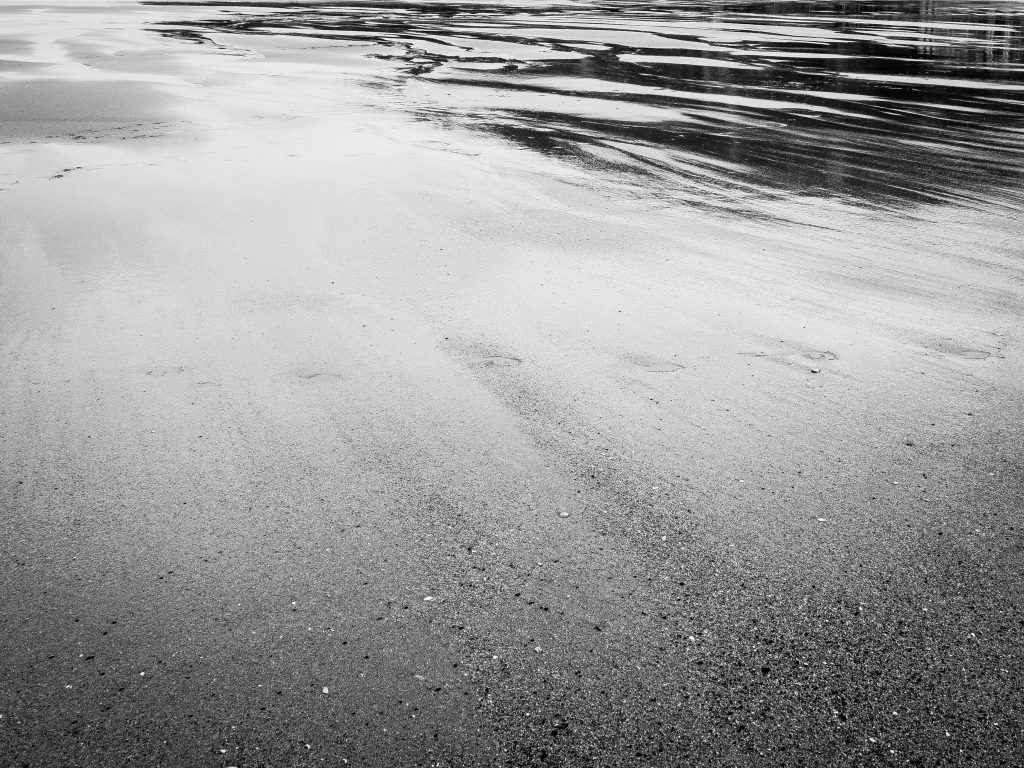 A patch of beach