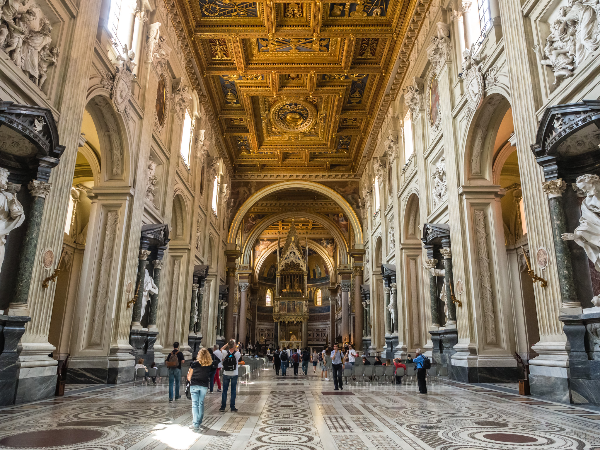 The Nave of Basilica of St. John Lateran