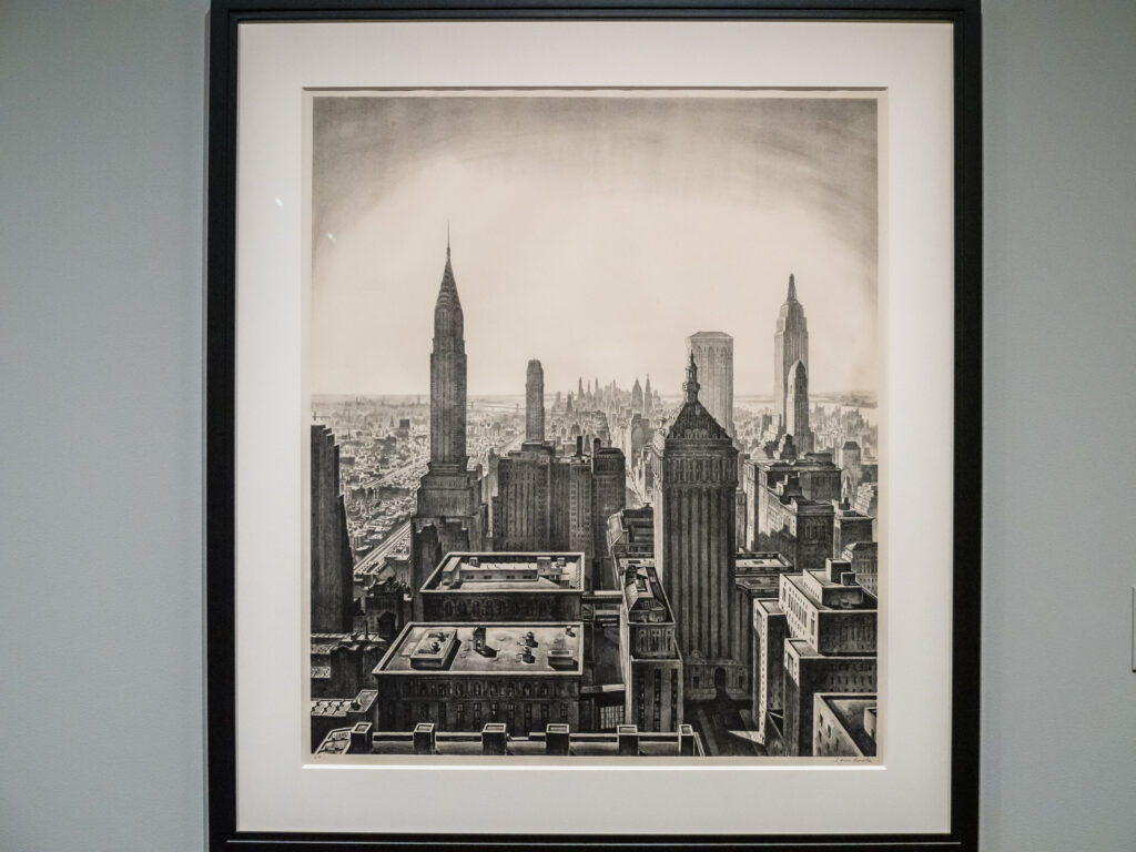 View of New York  by Armin Landeck, 1932