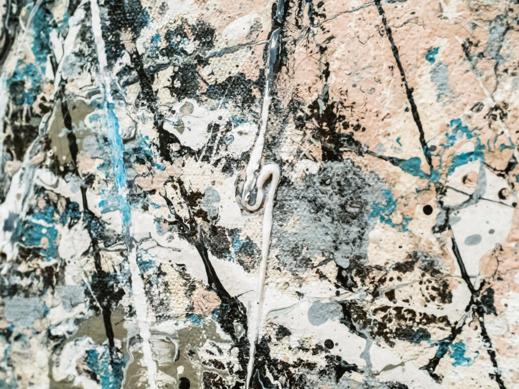 Excerpt from Number 7, 1951 by Jackson Pollock, 1951